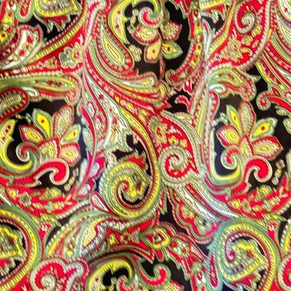Ann Taylor Paisley Print Blouse Size 6 - Picture 3 of 6